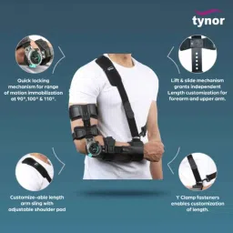 Tynor Rom Right Hand Elbow Brace, E46UCB, Size: Universal image 3