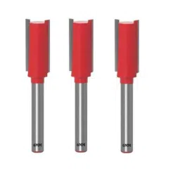Lieutenant 12mm Cutting Dia. Straight Router Bit, Shank Diameter: 6mm (Pack of 3)-picture-37