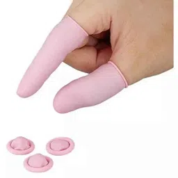 Lab Plus Clean Noll Disposable Rimless Finger Cots Pink, LP-10875 (Pack of 1000)-picture-26