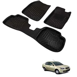 Kozdiko 3D Black Car Foot Mat Set for Ford Fiesta Old, dshbdhb285-picture-14