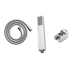 Aquieen Q-bo Stainless Steel 304 Hand Shower with 1.5m Shower Tube &a; 360 Degree Rotating Joints-picture-24