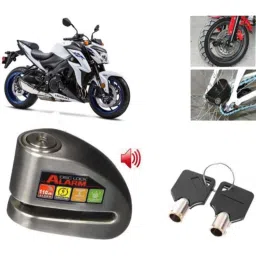 Auto Pearl Steel Black Anti-Theft Alarm Disc Brake Lock for GSX-S1000 ABS, Lock_594-picture-47