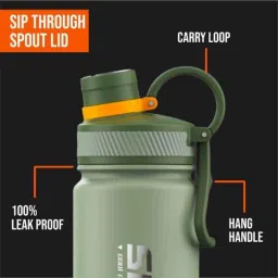 Pringle Marina 680ml Stainless Steel Green Vacuum Insulated Flask Water Bottle with Handle (Pack of 2) image 3