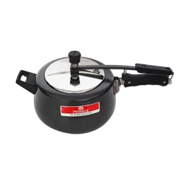 Pringle Natura 3L Aluminium Silver Black Induction Bottom Pressure Cooker image 3