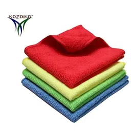 Kozdiko 40x40cm 300GSM Microfiber Cleaning Cloth for Honda WRV (Pack of 4) image 2