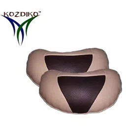 Kozdiko 2 Pcs Beige Brown Neck Rest Cushion Pillow Set for Mercedes Benz B-Class Electric image 2