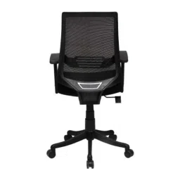 Evok Arlo Nylon Black Mid Back Office Chair with Arm, FFOFOCMNMTBL69432D image 4