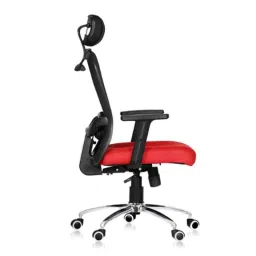 Da URBAN Signature Red High Back Mesh Ergonomic Chair with Armrest image 3