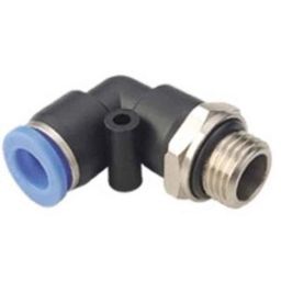 Techno PL Male Elbow Push Type Fitting 4-03&s; Thread Size 4 mm-picture-7