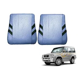Kozdiko 2 Pcs Grey Back Rest Set for Tata Sumo-picture-29