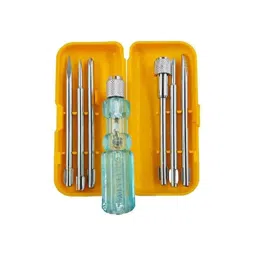 Hillgrove HGSCS6NSBM1 6 in 1 Chrome Vanadium Steel Multipurpose Repair Screw Driver Tool Kit, HG0162, (Pack of 6)-picture-47