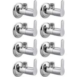 Zesta Flora Stainless Steel Chrome Finish Angle Valve with Flange (Pack of 8)-picture-18
