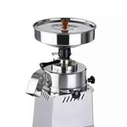 Verai 1.25HP Stainless Steel Silver Diamond Square Table Top Flour Mill with 4kg Hopper Chamber image 3