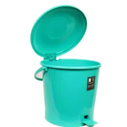KKR 8L Plastic Green Round Pedal Bin image 4