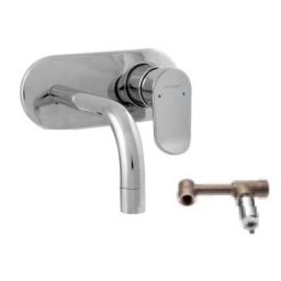 Parryware Alpha Wall Mounted Upper Trim Concealed Pillar Cock &a; Concealed Body Pillar Cock Set, G2796A1-picture-13