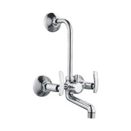 Kingsbury Smile Brass Chrome Finish Wall Mixer, BFS-Smile L-B14-picture-28