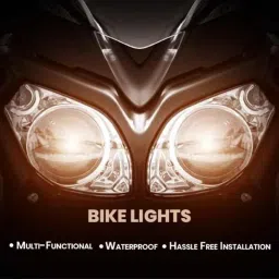 JBRIDERZ 4 Pcs Bike KTM Smoke Style Sleek Amber LED Indicator Set for Bajaj Discover 150 f image 5