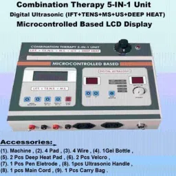 HME IFT, Tens, M.S, US &a; Deep Heat Microcontroller Based Therapy Machine for Pain Relief, Hme-106 image 3