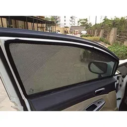Kozdiko 6 Pcs Polyester Magnetic Zipper Car Sunshade Curtain Set for BMW X5 image 2