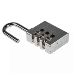 RS Pro 5x30mm Combination Weatherproof Combination Padlock, 7816039 image 4