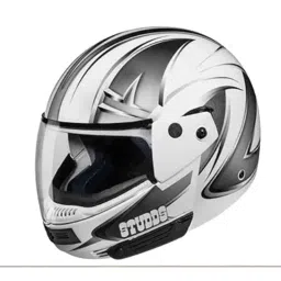 Studds N4 Expanded Polystyrene White Flip Up-Full Face Helmet, Size: 570 mm-picture-18