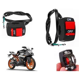 Auto Pearl 7/8 inch 12V Bike Fog Light Handle Bar Switch for KTM RC390-picture-37