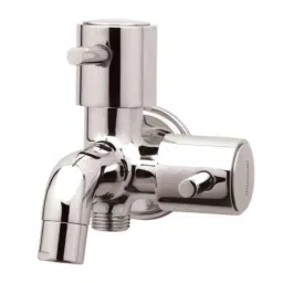 Johnson DELTA Brass Chrome Finish Single Lever Quarter Turn 2 in 1 Bib Cock, T1308C-picture-38