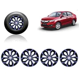 Auto Pearl 4 Pcs 14 inch ABS Violet &a; Black Car Wheel Cover Set for Honda Amaze 2018-picture-15