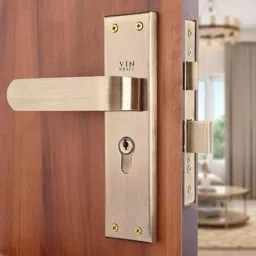 VIN KRAFT 8 inch 60mm Stainless Steel Antique Brass Mortise Door Lock Handle Set with 3 Keys, ML102-8CYS-OSK-AB-picture-17