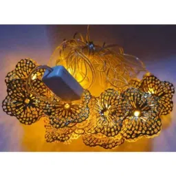 Ever Forever 3m Metal Flower Shape Golden &a; Yellow Pixel Light, METALFLOWER (Pack of 4) image 3