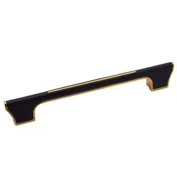 RAB 4 inch Zinc Rembo Black Wardrobe Pull Handle, M160 (Pack of 2)-picture-39