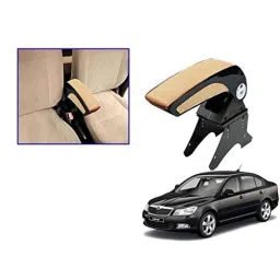 Kozdiko Beige Chrome Armrest for Skoda Laura, koz_15682-picture-31