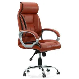Caddy PU Leatherette Adjustable Study Chair with Back Support, DM128-picture-10
