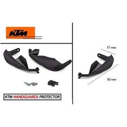 AOW Bike Hand Guard Protector Universal for All KTM Models (Pack of 2) Black Colour B-64-picture-19