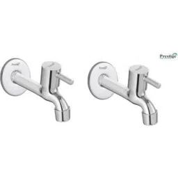 Prestige Turbo Stainless Steel Chrome Finish Long Body Bib Cock with Wall Flange (Pack of 2)-image-77