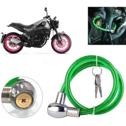 Auto Pearl PVC &a; Plastic Green Heavy Duty Cable Lock for Leoncino 250, 017-picture-40