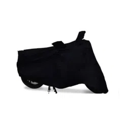 Riderscart Polyester Black Waterproof Two Wheeler Body Cover with Storage Bag for Hero Duet STD-picture-12