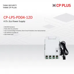 CP Plus 5MP IR Indoor &a; Outdoor CCTV Combo Kit with 4Ch DVR, 3 Bullet 1 Dome Camera, 4Ch SMPS, 70m Cable, 500GB HDD &a; Connector image 4