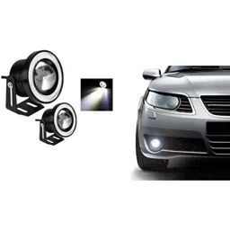 Kozdiko 2 Pcs 15W 3.5 inch High Power White LED Projector COB Fog Light Set with White Angel Eye Ring for Polo Exquisite, koz_89392 image 5