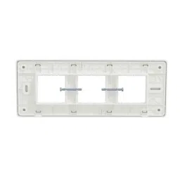 Schneider Electric Miluz Lara 6 Module Polycarbonate White Grid Cover Frame image 4