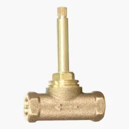 Kerovit 15mm Golden Chrome Finish Concealed Stop Cock Body, KB111007-picture-30