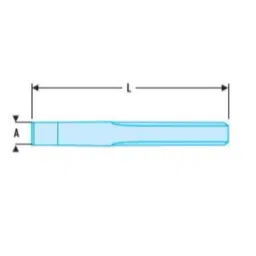 Facom 24mm Chrome Vanadium Forged Steel Slim Chisel, 263.20 image 2
