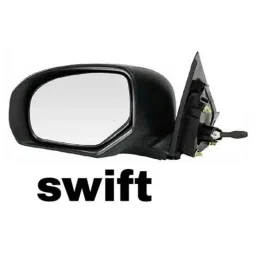 Motherson Left Hand Side Outer Rear View Side Door Mirror for Maruti Suzuki Swift &a; Swift Dzire Type 3 Motorised with Indicator Auto Foldable, RV-PMS050OL image 5