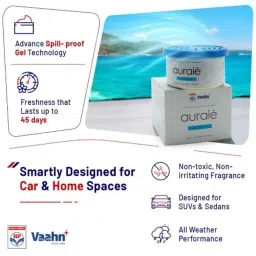 HP Vaahn Auraie 150ml Aqua Gel AC Deodiser for Dashboard &a; Car Interior image 3