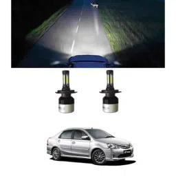 Trigcars 2 Pcs 72W Cool White Night-Eye LED Headlight Bulb for Toyota Etios Old, 2299NIGHTEYE0021-picture-21