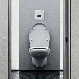 Gold Bell Stainless Steel Silver Wall Mounted Chrome Finish Automatic Urinal Flusher with Infrared Sensor Technology (Pack of 2) image 2