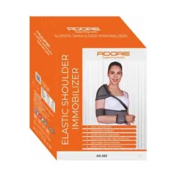 Adore Nylon Grey Elastic Shoulder Immobilizer, AD-302, Size: XL image 4