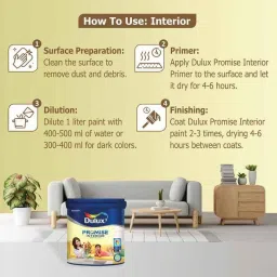 Dulux Promise 10 Litre Grecian Green Rich Finish Interior Acrylic Emulsion Paint, E0DD90_DL10 image 3