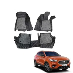 Kozdiko 7D Luxury Car Foot Mat Set for MG Astor, Kozdiko_51-picture-15