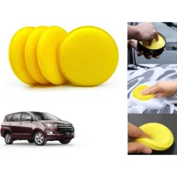 Auto Pearl Polyurethane Beige Washing &a; Waxing Polish Foam Sponge for InnovaCrysta 2016-2020 (Pack of 4)-picture-33